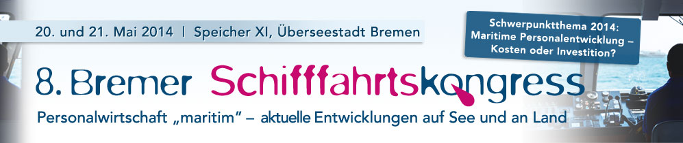 Logo 8. Bremer Schifffahrtskongress 2014
